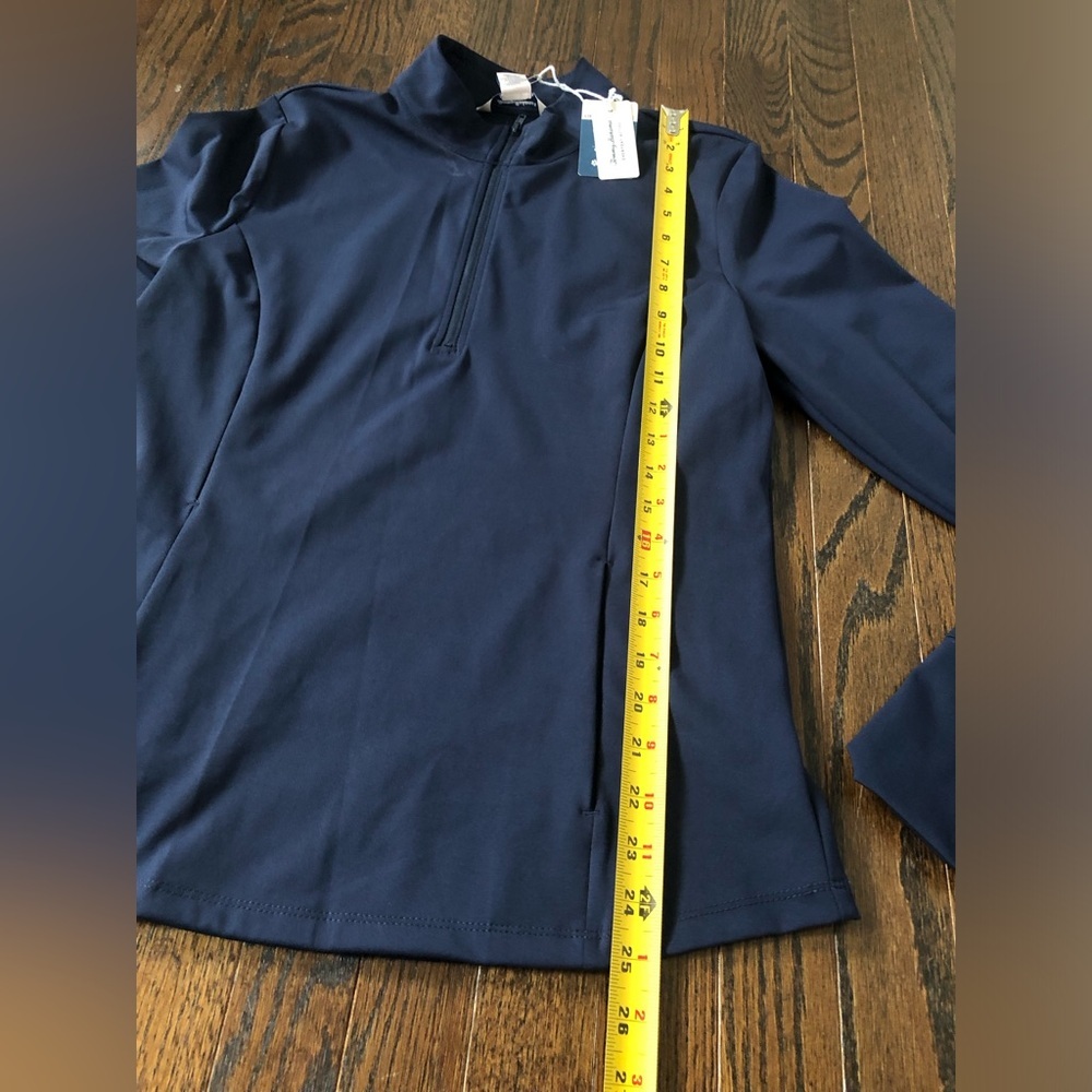*NWT* Tommy Bahama Everyday Active Women’s L Navy Blue 1/4 Zip Active Jacket - Picture 7 of 11